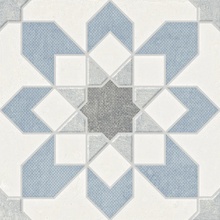 Harmony Doha С000595293 39600_DOHA BLUE FLOWER SP/22,3 porcelain tile 22,3x22,3 cm, Spain - photo 1 - photo 1