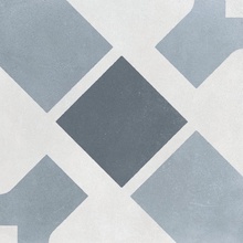 Harmony Havana White Cross 9mm porcelain tile 22,3x22,3 cm, Spain, concrete  - photo 1 - photo 1