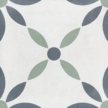 Harmony Havana 37271 White Flower 9mm porcelain tile 22,3x22,3 cm, Spain, concrete  - photo 1 - photo 1