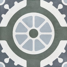 Harmony Havana White Round 9mm porcelain tile 22,3x22,3 cm, Spain, concrete  - photo 1 - photo 1