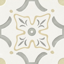Harmony Llevant 40459 Yellow Flower Lt porcelain tile 22,3x22,3 cm, Spain, none - photo 1 - photo 1