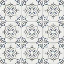 Harmony Provenza 37791 Blue Bloom keramisch graniet 22,3x22,3 cm, Spanje - foto 1 - foto 2