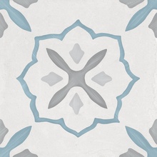 Harmony Sirocco Blue Cross porcelain tile 22,3x22,3 cm, Spain, stone  - photo 1 - photo 1