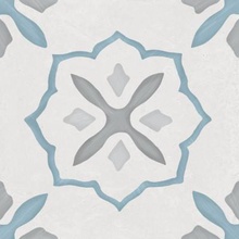 Harmony Sirocco Blue Cross 9mm porcelain tile 22,3x22,3 cm, Spain - photo 1 - photo 1