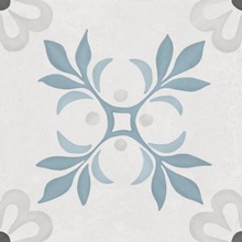 Harmony Sirocco Blue Garden 9mm porcelain tile 22,3x22,3 cm, Spain - photo 1 - photo 1