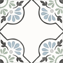 Harmony Tanger С000521278 31079_TangerBluePetals12,3X12,3 posliinilaatta 12,3x12,3 cm, Espanja - kuva 1 - kuva 1