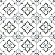 Harmony Tanger Blue Garden gres porcelanato 12,3x12,3 cm, Espanha, nenhum - foto 1 - foto 2