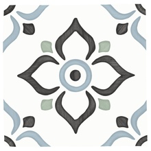 Harmony Tanger Blue Garden gres porcelanato 12,3x12,3 cm, Espanha, nenhum - foto 1 - foto 1