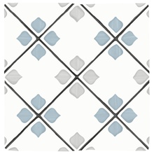 Harmony Tanger Silver Rhomb gres porcelanato 12,3x12,3 cm, Espanha, nenhum - foto 1 - foto 1