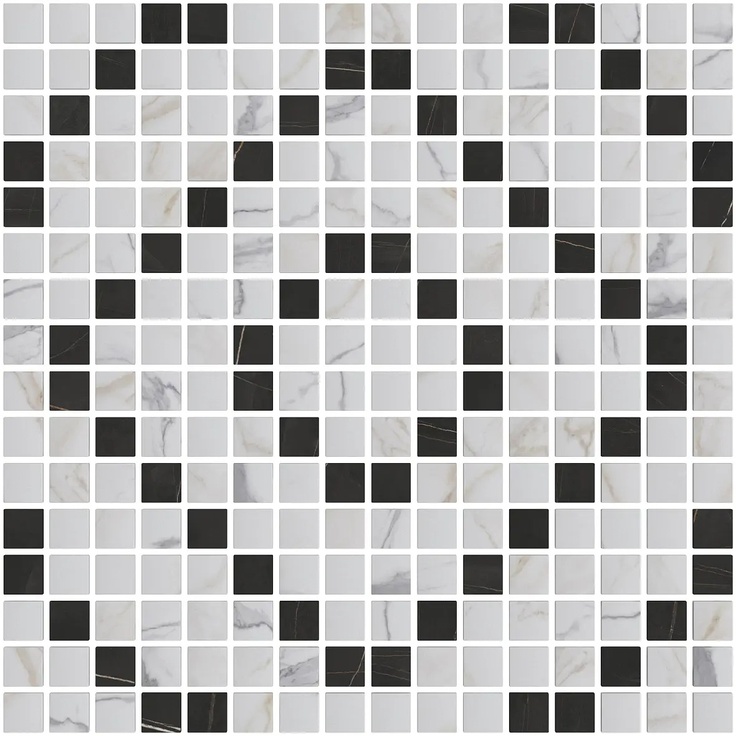 Herberia Marmi Pregiati С000477960 HMPMD2_MosaicoDec.Rombi Mozaika 30x30 cm, Itálie, ostatní druhy mramoru - fotografie 1 Herberia Marmi Pregiati С000477960 HMPMD2_MosaicoDec.Rombi Mozaika 30x30 cm, Itálie, ostatní druhy mramoru - fotografie 1