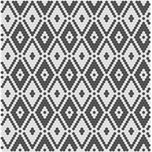 Hisbalit Black&White С000574363 Melodía Mosaico 33,2x33,2 cm, Espanha - foto 1 - foto 1
