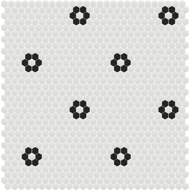 Hisbalit Les Classiques С000586734 Flores Blanco HX Nonslip B3 Mosaik 33,2x33,2 cm, Spanien - Foto 1 Hisbalit Les Classiques С000586734 Flores Blanco HX Nonslip B3 Mosaik 33,2x33,2 cm, Spanien - Foto 1