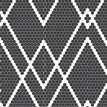 Hisbalit Les Classiques С000494334 Zigzag Satin Gloss Mosaico 33,2x33,2 cm, España - foto 1 - foto 1