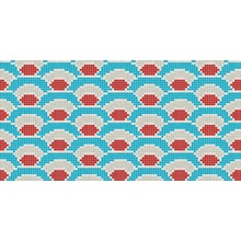 Hisbalit North Pacific С000459838 Japan Pattern Osaka Red Glossy 2,5*2,5 Mosaico 33,33x33,33 cm, Espanha - foto 1 - foto 1