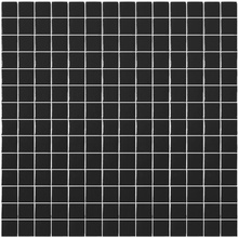 Hisbalit Unicolor С000024620 Unicolor_101C_NegroBrillo2.5*2.5 mesh-mounted Мозаика 33,33x33,33 см, Испания, моноколор - фото 1 - фото 1