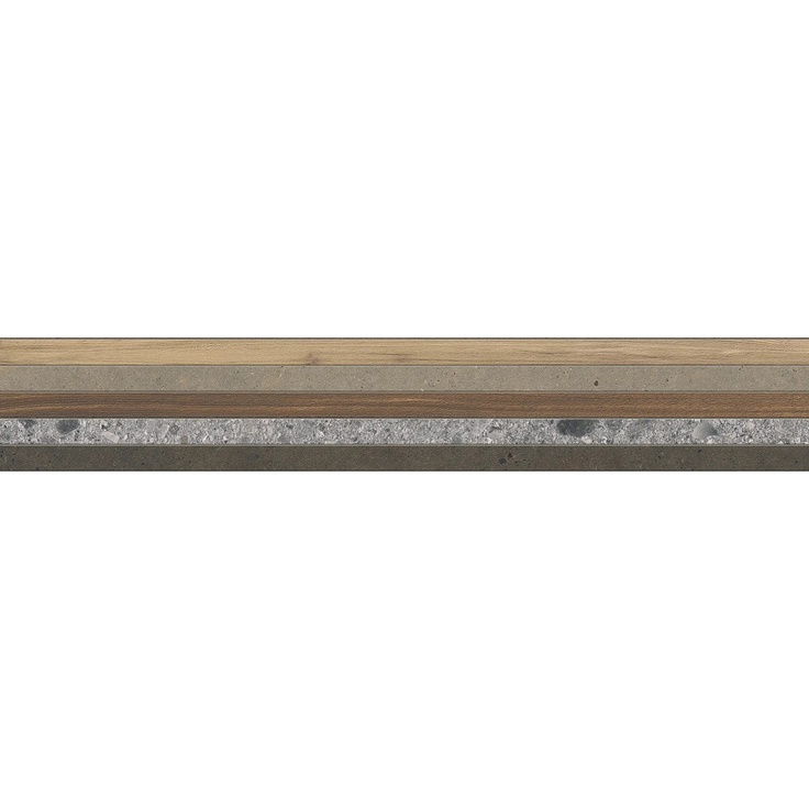 Impronta italgraniti Allure С000483725 AR00LTM_TraitListelloMix120X20 Mozaika 20x120 cm, Itálie, beton - fotografie 1