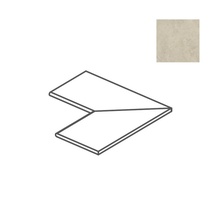 Impronta italgraniti Calcis CL03S8A Angolare Sx Assemblato Visone Speciaal element 40x80 cm, Italië, steen  - foto 1 - foto 1