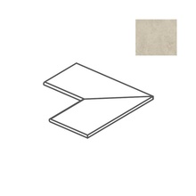 Impronta italgraniti Calcis CL03AI8S Angolare Interno Costa Lucida 45° Visone Speciaal element 40x80 cm, Italië, steen  - foto 1 - foto 1