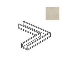 Impronta italgraniti Calcis CL03CAA8 Canalina Angolare Visone Speciaal element 16x80 cm, Italië, steen  - foto 1 - foto 1