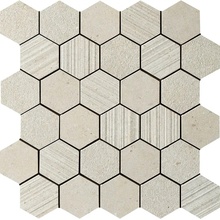 Impronta italgraniti Ceppo di Gre & Silver Grain С000484154 SI02MESM_SilverGr.BeigeMos.EsagonettaMix30X31 Mosaïque 30x31 cm, Italie, autres types de pierre - photo 1 - photo 1
