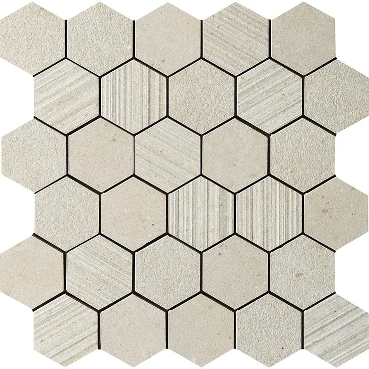 Impronta italgraniti Ceppo di Gre & Silver Grain С000484154 SI02MESM_SilverGr.BeigeMos.EsagonettaMix30X31 Mosaic 30x31 cm, Italy, other types of stone - photo 1 Impronta italgraniti Ceppo di Gre & Silver Grain С000484154 SI02MESM_SilverGr.BeigeMos.EsagonettaMix30X31 Mosaic 30x31 cm, Italy, other types of stone - photo 1