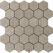 Impronta italgraniti Ceppo di Gre & Silver Grain С000484253 SI04MESM_SilverGr.TaupeMos.EsagonettaMix30X31 Mosaïque 30x31 cm, Italie, autres types de pierre - photo 1 - photo 1