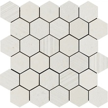 Impronta italgraniti Ceppo di Gre & Silver Grain С000484133 SI01MESM_SilverGr.WhiteMos.EsagonettaMix30X31 Mosaïque 30x31 cm, Italie, autres types de pierre - photo 1 - photo 1