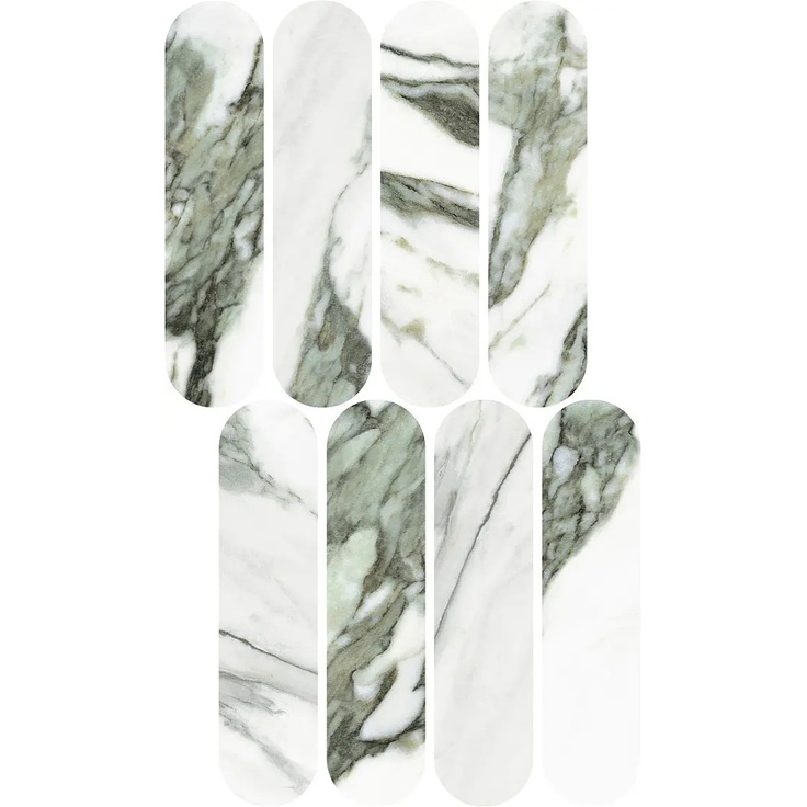 Impronta italgraniti Charm Experience С000566848 CH02MOVL_CalacattaGreenMos.OvaliLap.19,5X37 Mosaic 19,5x37 cm, Italy, calacatta - photo 1 Impronta italgraniti Charm Experience С000566848 CH02MOVL_CalacattaGreenMos.OvaliLap.19,5X37 Mosaic 19,5x37 cm, Italy, calacatta - photo 1