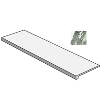 Impronta italgraniti Charm Experience CH02GT2 Calacatta Green Gradone Toro Trede 33x120 cm, Italië, marmerlook - foto 1 - foto 1