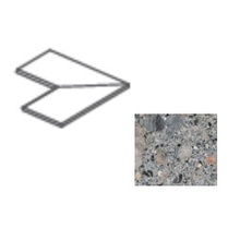 Impronta italgraniti Charm Experience AC02AE8A Ceppo Artistico Angolare Esterno Assemblato Speciaal element 40x80 cm, Italië, terrazzo - foto 1 - foto 1