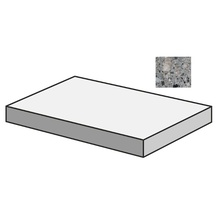 Impronta italgraniti Charm Experience AC02S5R Ceppo Artistico Ang Sx Toro 20mm hoekstap 30x120 cm, Italië, terrazzo - foto 1 - foto 1