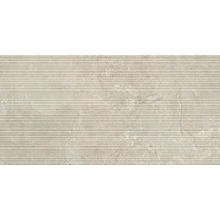 Impronta italgraniti Dorset DR03BAR Beige Cross Cut Ribbed Sq gres porcelanato 60x120 cm, Itália, efeito pedra  - foto 1 - foto 1