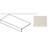 Impronta italgraniti Dorset DR01LBA2A Bianco Cross Cut Elemento a L 20mm Elemento especial 60x120 cm, Itália, efeito pedra  - foto 1 - foto 1