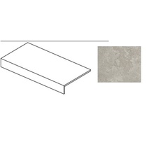 Impronta italgraniti Dorset DR07LBA2A Cenere Cross Cut Elemento a L 20mm Elemento especial 60x120 cm, Itália, efeito pedra  - foto 1 - foto 1