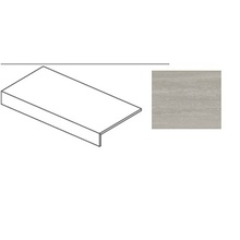 Impronta italgraniti Dorset DR07LBA2A6 Cenere Vein Cut Elemento a L 20mm Elemento especial 60x120 cm, Itália, efeito pedra  - foto 1 - foto 1