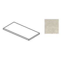 Impronta italgraniti Dorset DR03D6R Beige Cross Cut Gradone Angolare Dx 20mm degrau de canto 30x60 cm, Itália, efeito pedra  - foto 1 - foto 1