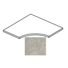 Impronta italgraniti Dorset DR07AP6R Cenere Cross Cut Angolare Curvilineo Toro 20mm Elemento especial 60x60 cm, Itália, efeito pedra  - foto 1 - foto 1