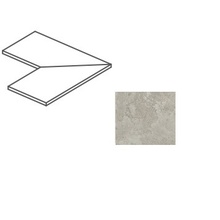 Impronta italgraniti Dorset DR07AI6S Cenere Angolare Interno Costa Lucida Elemento especial 30x60 cm, Itália, efeito pedra  - foto 1 - foto 1