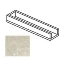 Impronta italgraniti Dorset DR03CAC6 Canalina Bordo Chiuso Beige Elemento especial 14x60x8 cm, Itália, efeito pedra  - foto 1 - foto 1
