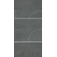 Impronta italgraniti I Cementi С000594258 FL07DLT_I CEMENTI DARK DECORO LITO 3D 120X60 Dekor 60x120 cm, Itálie, beton - fotografie 1