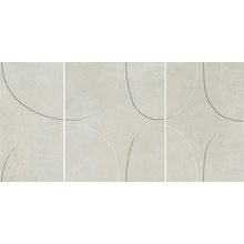 Impronta italgraniti I Cementi FL01DLT Lito White 3d Decoratie 60x120 cm, Italië, beton  - foto 1 - foto 1