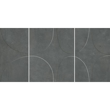Impronta italgraniti I Cementi FL07DLT Lito Dark 3d Decoratie 60x120 cm, Italië, beton  - foto 1 - foto 1