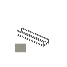 Impronta italgraniti I Cementi FL04CAC8 Canalina Bordo Chiuso Taupe Speciaal element 16x80x8 cm, Italië, beton  - foto 1 - foto 1