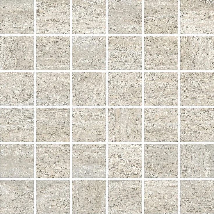 Impronta italgraniti I Travertini С000593208 TR053MA_Trav.GrigioVeinCutMosaico30X30 Mozaika 30x30 cm, Itálie, travertin - fotografie 1 Impronta italgraniti I Travertini С000593208 TR053MA_Trav.GrigioVeinCutMosaico30X30 Mozaika 30x30 cm, Itálie, travertin - fotografie 1