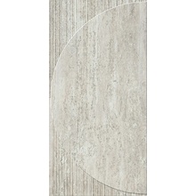 Impronta italgraniti I Travertini С000593453 TR05DRD_TRAV.GRIGIO VEIN C.DEC.RADIO 3D 120X120 Panel 120x120 cm, Italien, travertin - foto 1 - foto 1