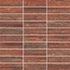 Impronta italgraniti I Travertini С000593237 TR07MB9_Trav.RossoVeinCutMuretto9Mm30X30 Mozaika 30x30 cm, Itálie, travertin - fotografie 1