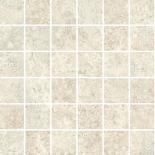 Impronta italgraniti I Travertini TR023MA Bianco Cross Cut Mozaik 30x30 cm, Italien, sten  - foto 1 - foto 1