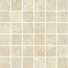 Impronta italgraniti I Travertini TR043MA Beige Cross Cut Mozaik 30x30 cm, Italien, sten  - foto 1 - foto 1