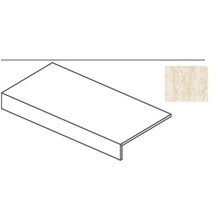 Impronta italgraniti I Travertini TR02LBA2A Bianco Cross Cut Elemento a L 20mm Specielt element 60x120x6,5 cm, Italien, sten  - foto 1 - foto 1