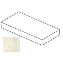 Impronta italgraniti I Travertini TR02LBA2AD Bianco Cross Cut Elemento L Angolare Dx 20mm Specielt element 60x120x6,5 cm, Italien, sten  - foto 1 - foto 1